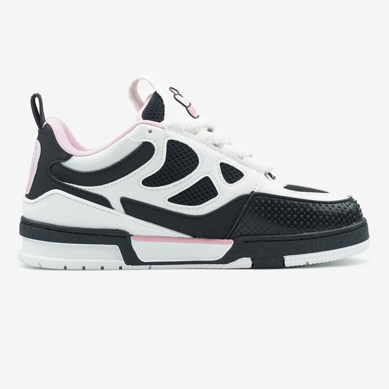 Louis Vuitton Skate Sneaker Black White Pink