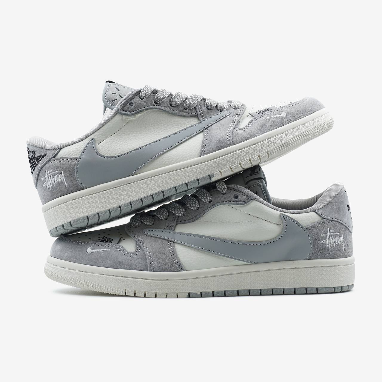 Nike Air Jordan 1 Low x Travis Scott x Stussy Grey
