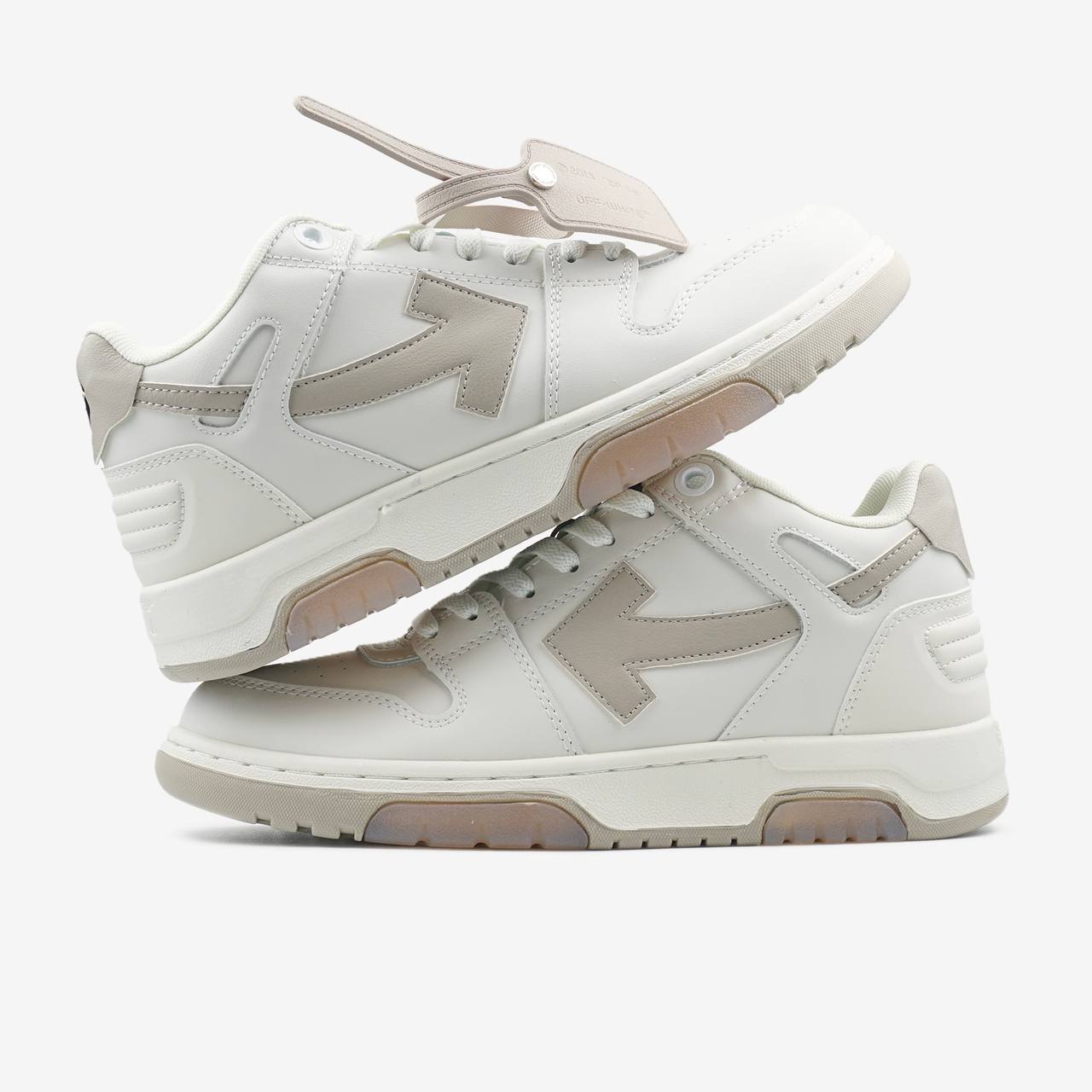 Off-White Out of Office Beige Brown