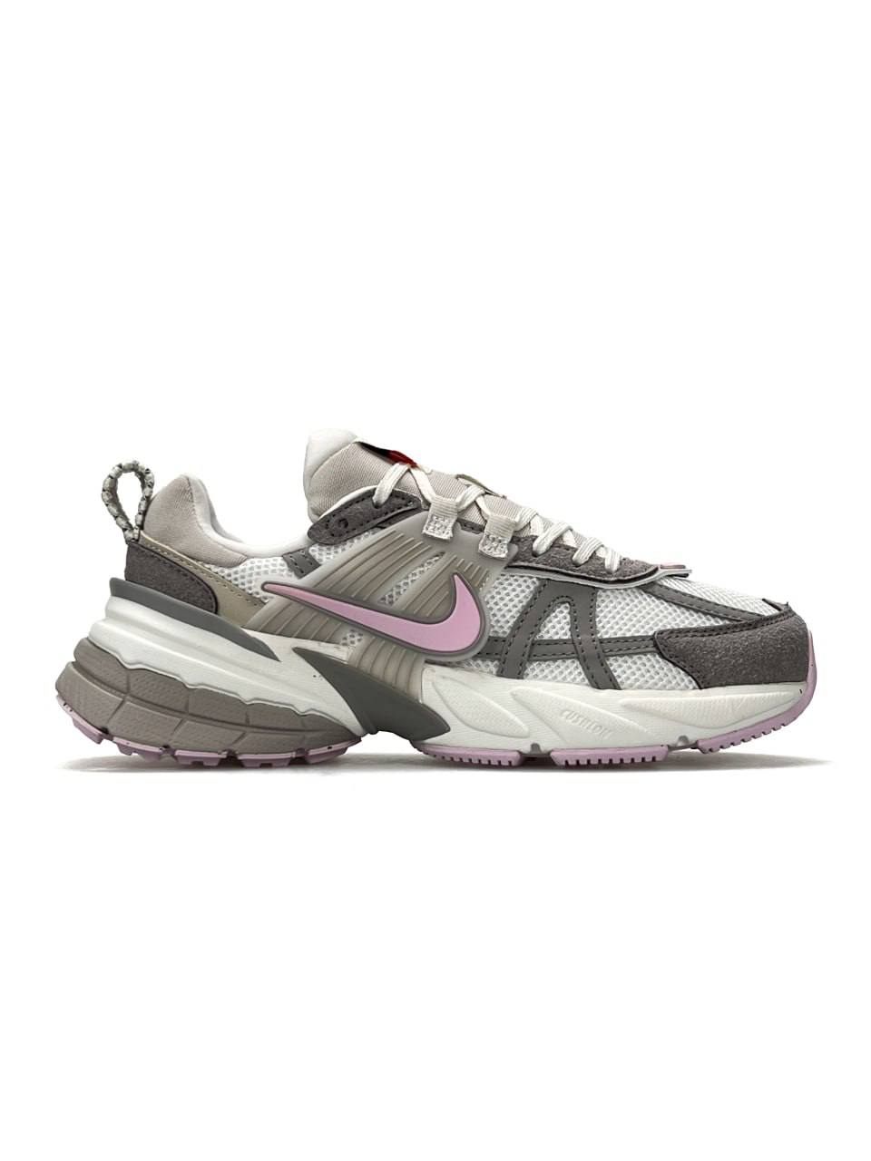 Nike V2K Run Sail Pink Foam Vast Grey | White Grey Beige