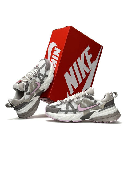 Nike V2K Run Sail Pink Foam Vast Grey | White Grey Beige