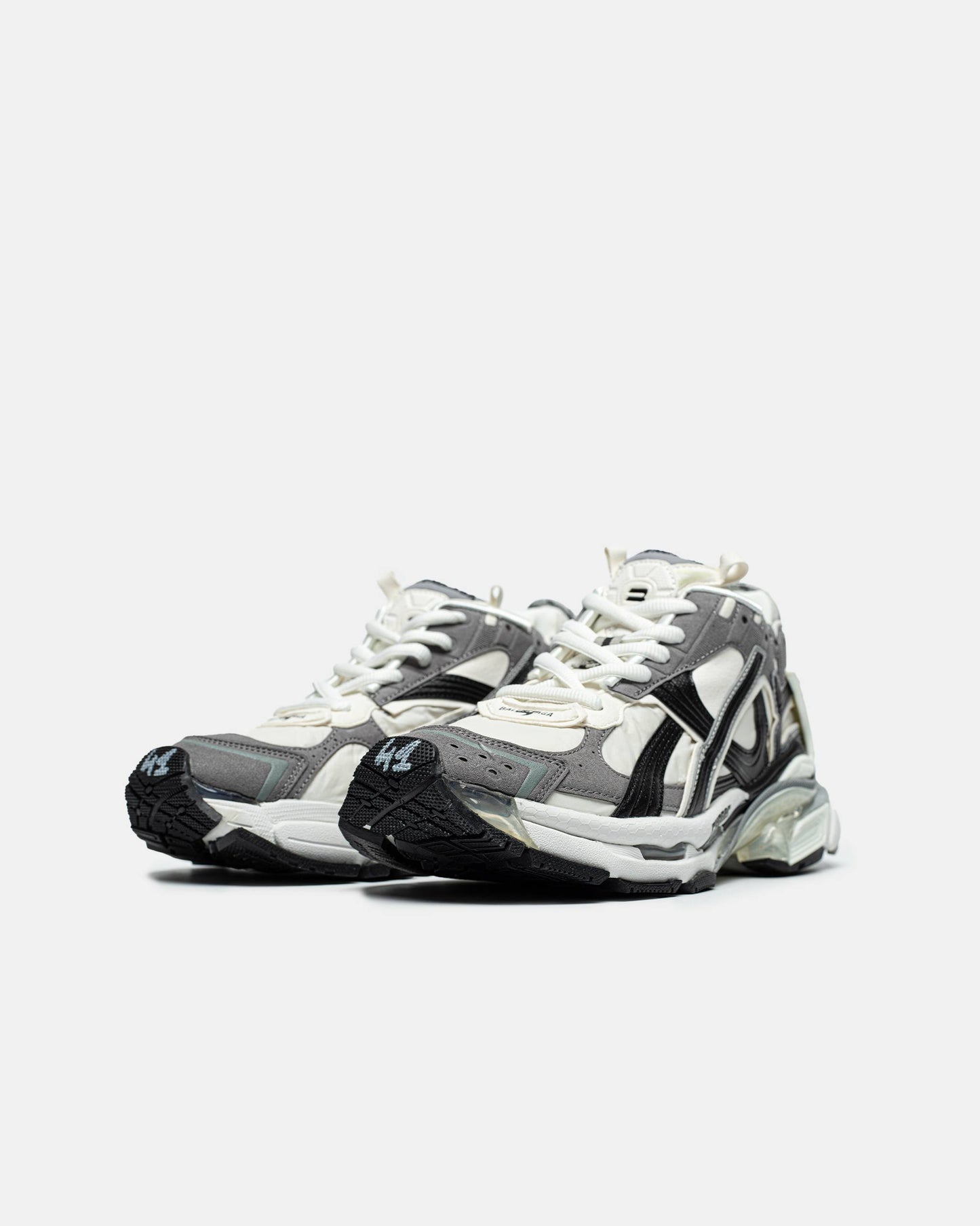 Balenciaga Runner Nylon Sneaker in Grey White Black