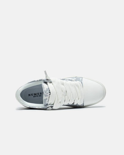 Numeris White Grey Denim