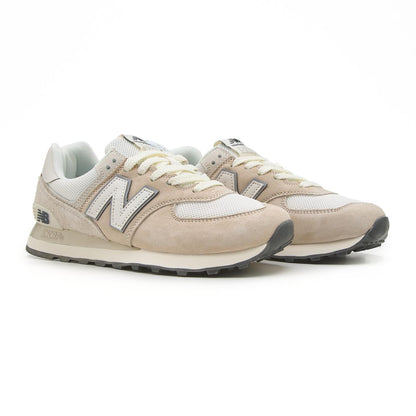 New Balance 574 Beige White