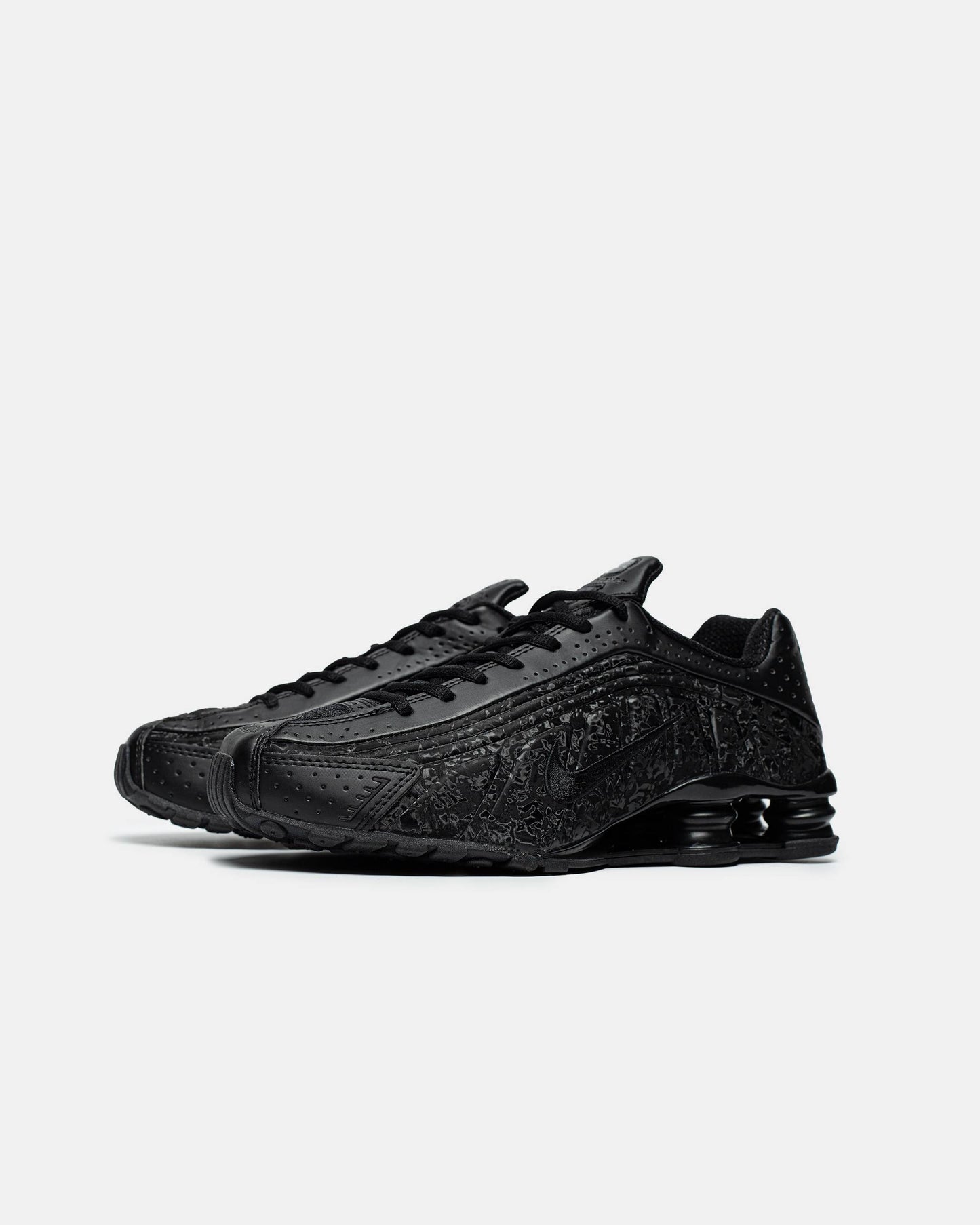 Nike Shox R4 Black Smoke Grey