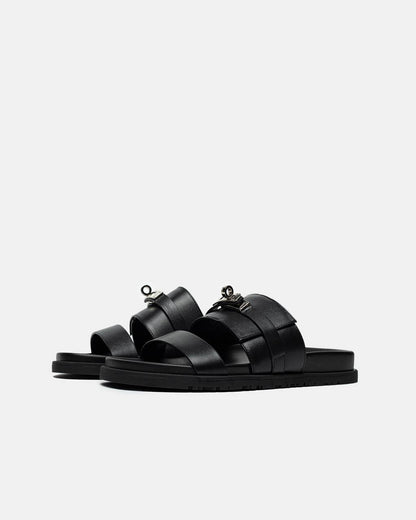 Hermes Jackson Sandal Black