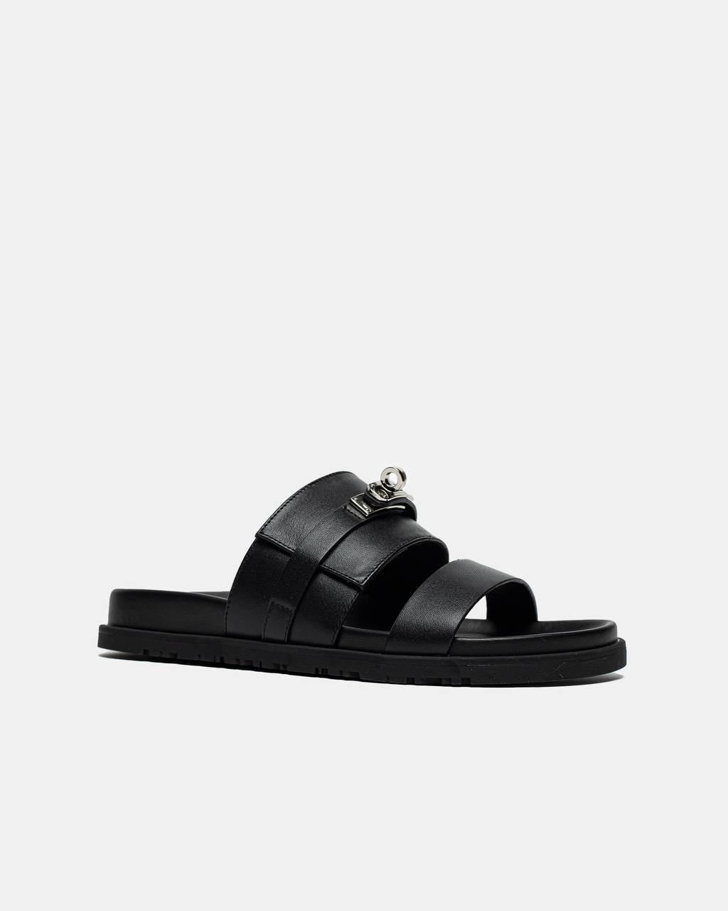 Hermes Jackson Sandal Black