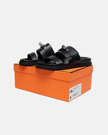 Hermes Jackson Sandal Black