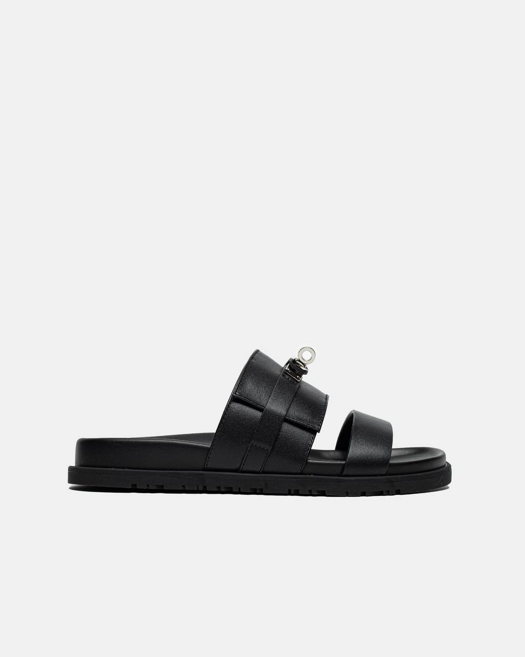Hermes Jackson Sandal Black