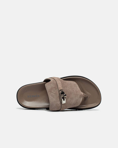 Hermes Empire Sandal Grey Sable