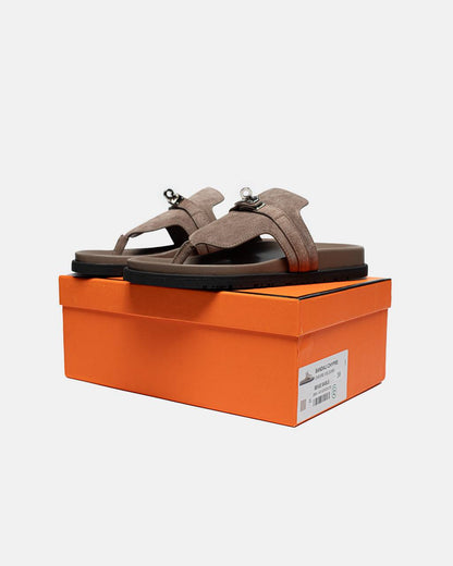 Hermes Empire Sandal Grey Sable