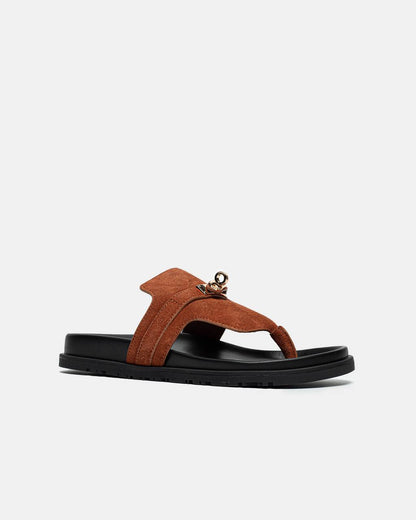 Hermes Empire Sandal Brun Amourette