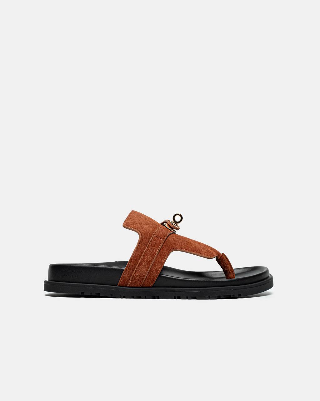 Hermes Empire Sandal Brun Amourette