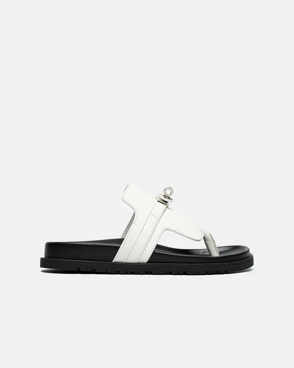 Hermes Empire Sandal Blanc White