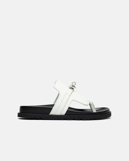 Hermes Empire Sandal Blanc White
