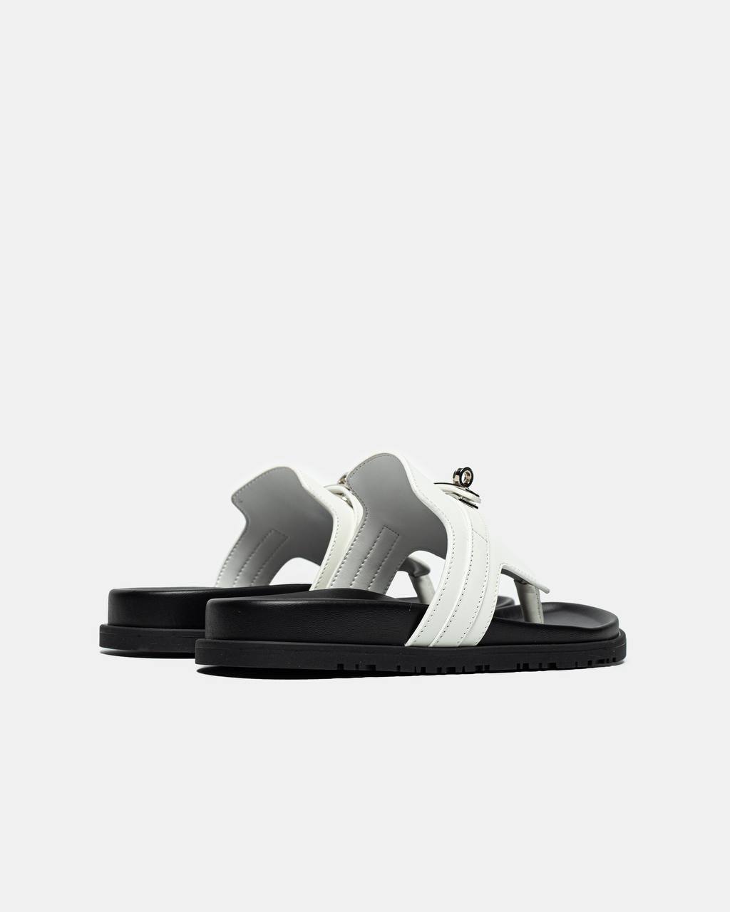 Hermes Empire Sandal Blanc White