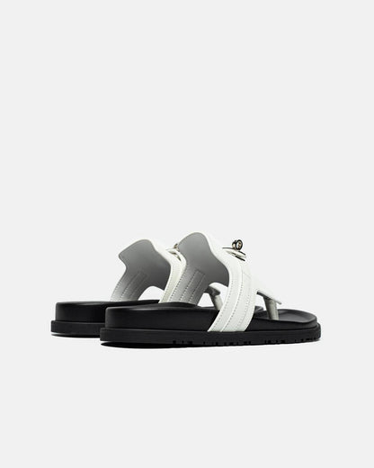 Hermes Empire Sandal Blanc White