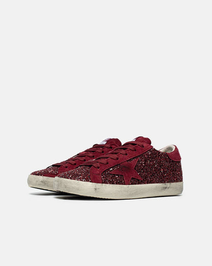 Golden Goose Superstar Bordeaux Glitter Dream Makers