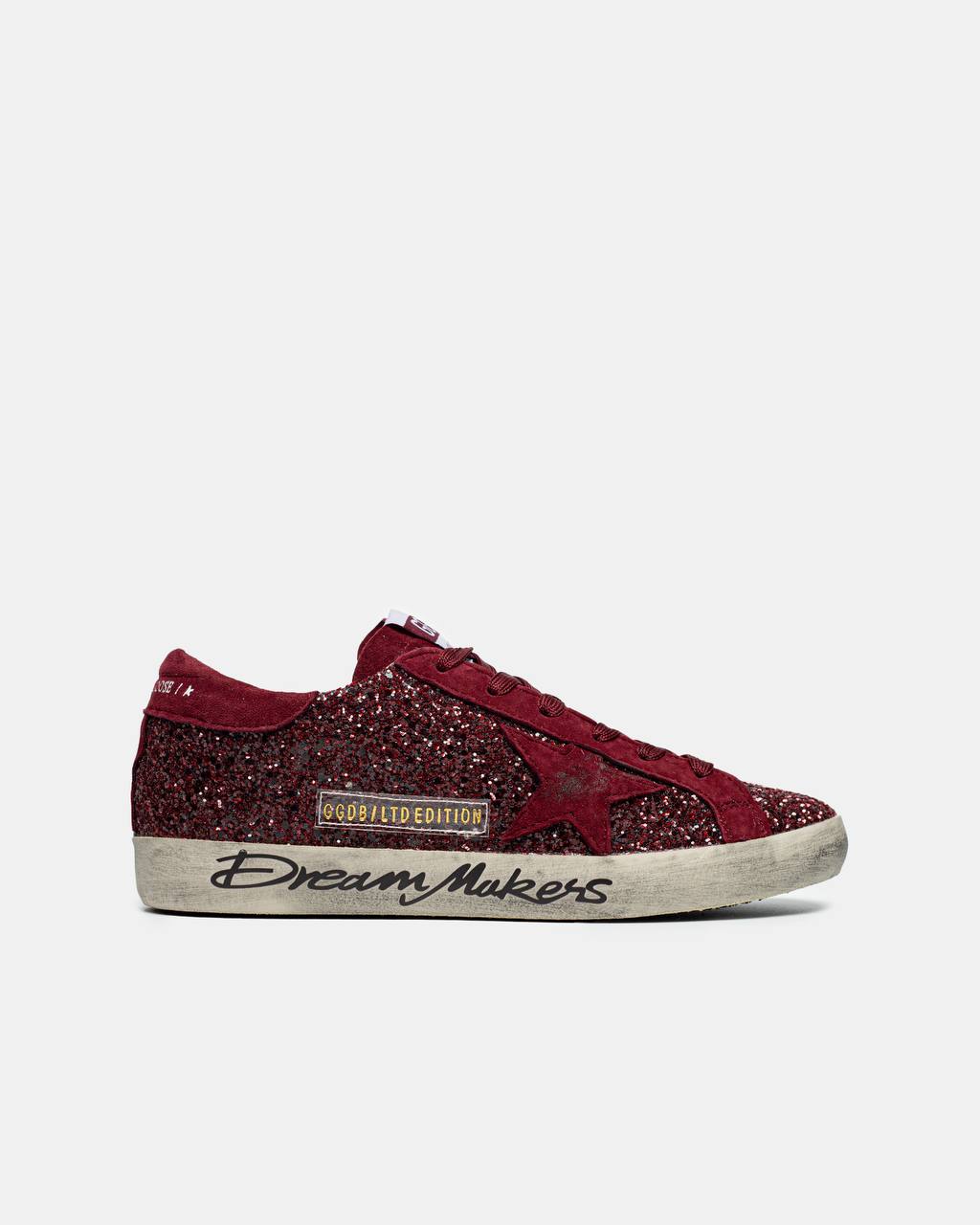 Golden Goose Superstar Bordeaux Glitter Dream Makers