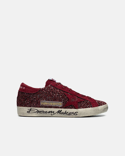 Golden Goose Superstar Bordeaux Glitter Dream Makers