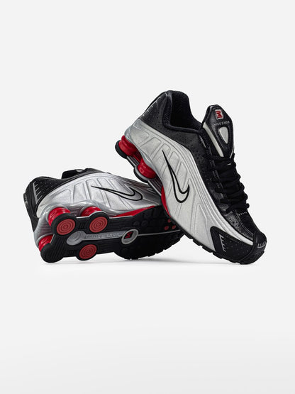Nike Shox R4 Black Metallic Silver