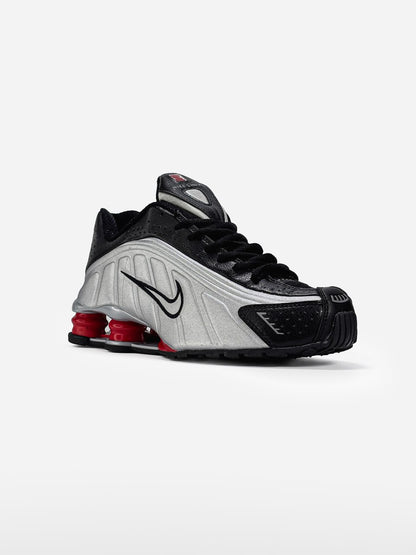 Nike Shox R4 Black Metallic Silver
