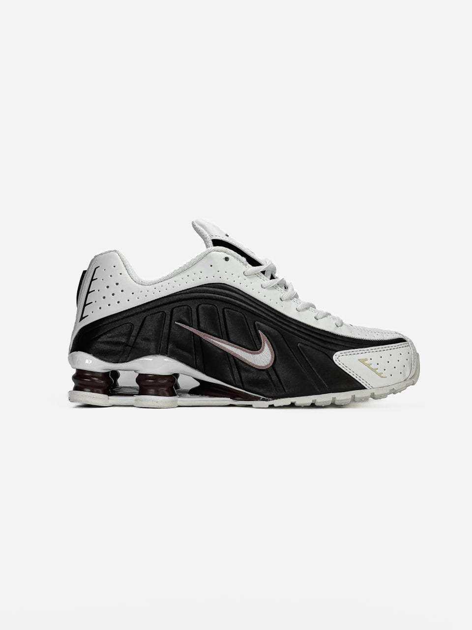 Nike Shox R4 Sail Black Fauna Brown