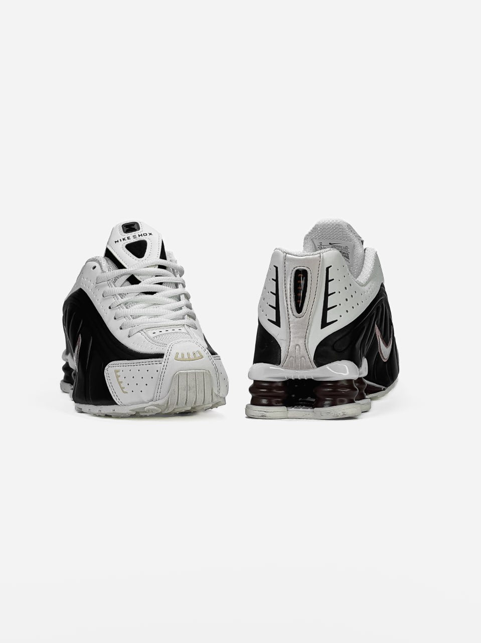 Nike Shox R4 Sail Black Fauna Brown