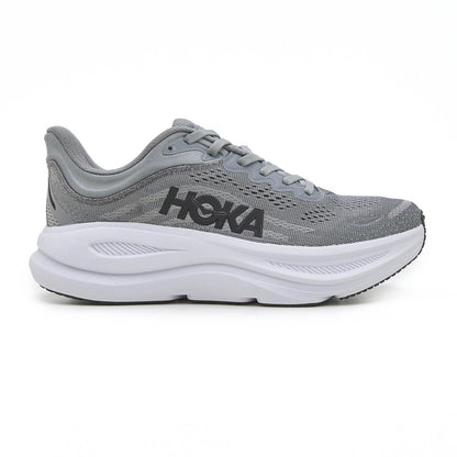 Hoka Bondi 9 Grey White
