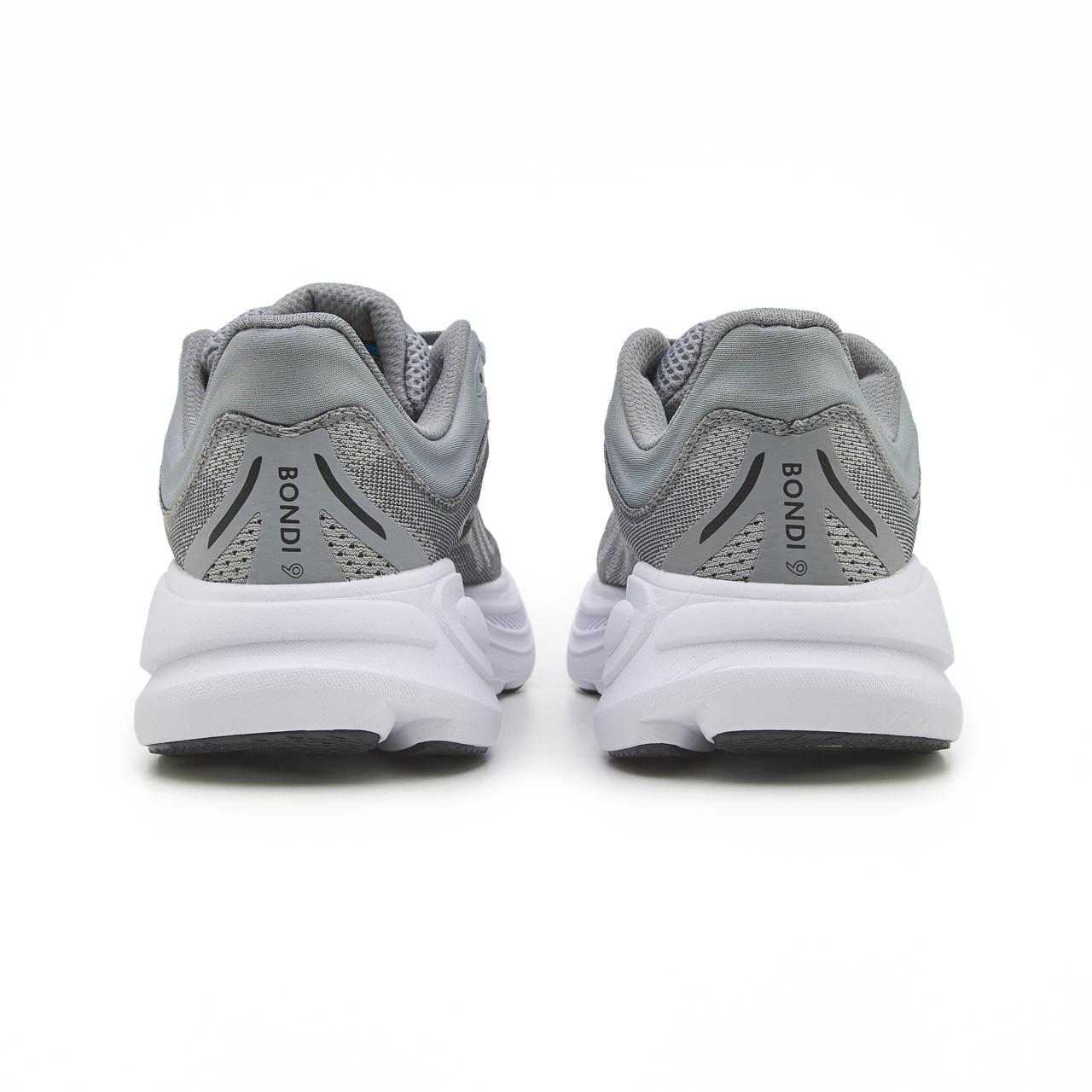 Hoka Bondi 9 Grey White