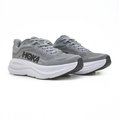Hoka Bondi 9 Grey White