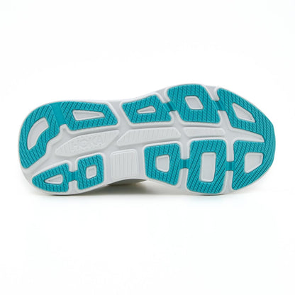 Hoka Bondi 9 White Blue
