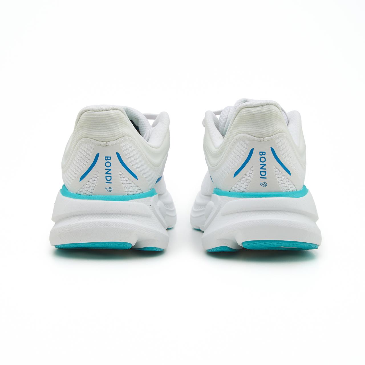 Hoka Bondi 9 White Blue