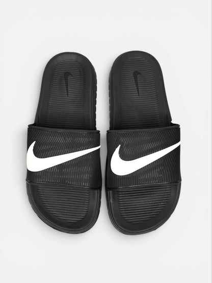 Nike Kawa Slide Black White