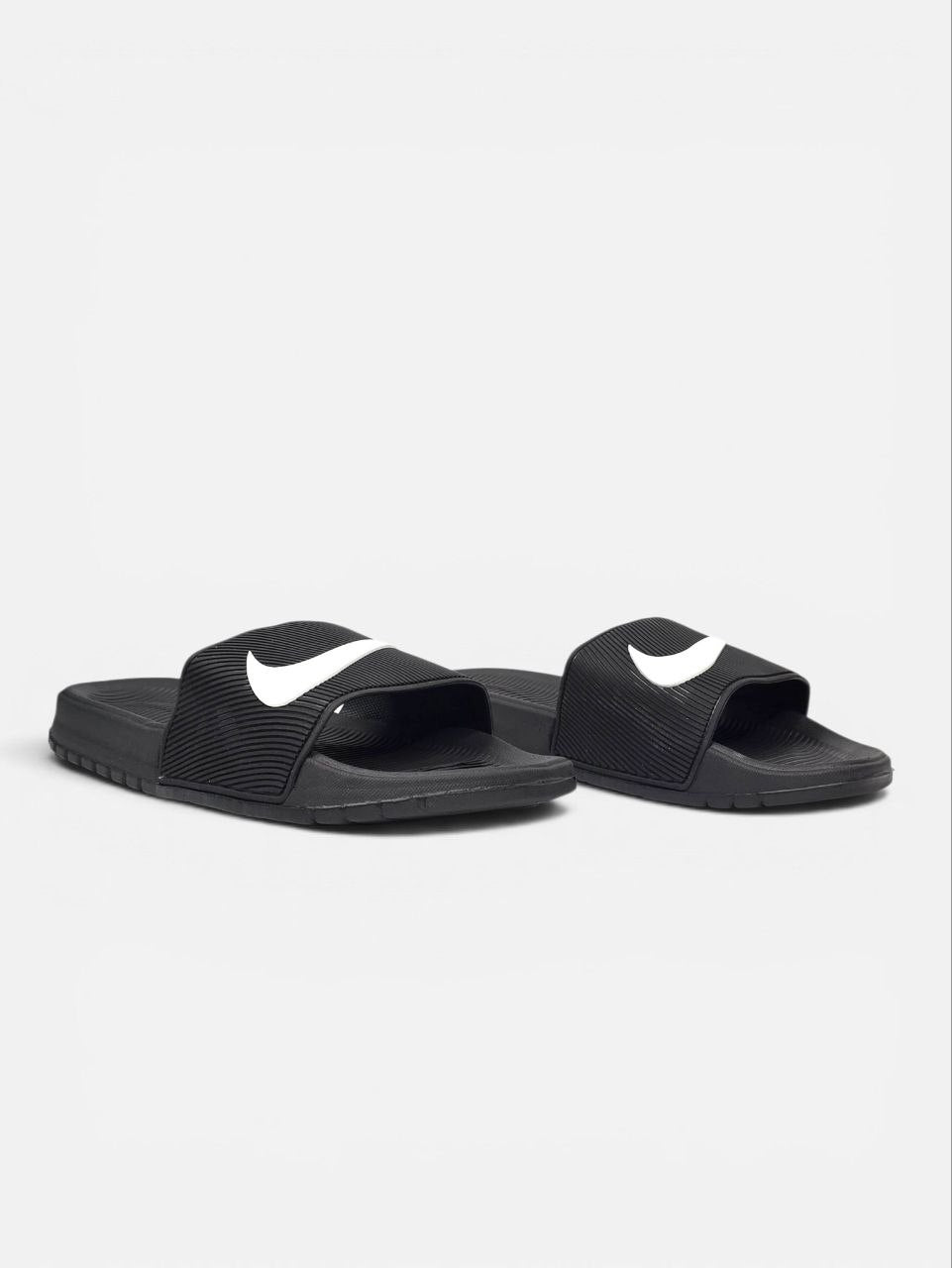 Nike Kawa Slide Black White