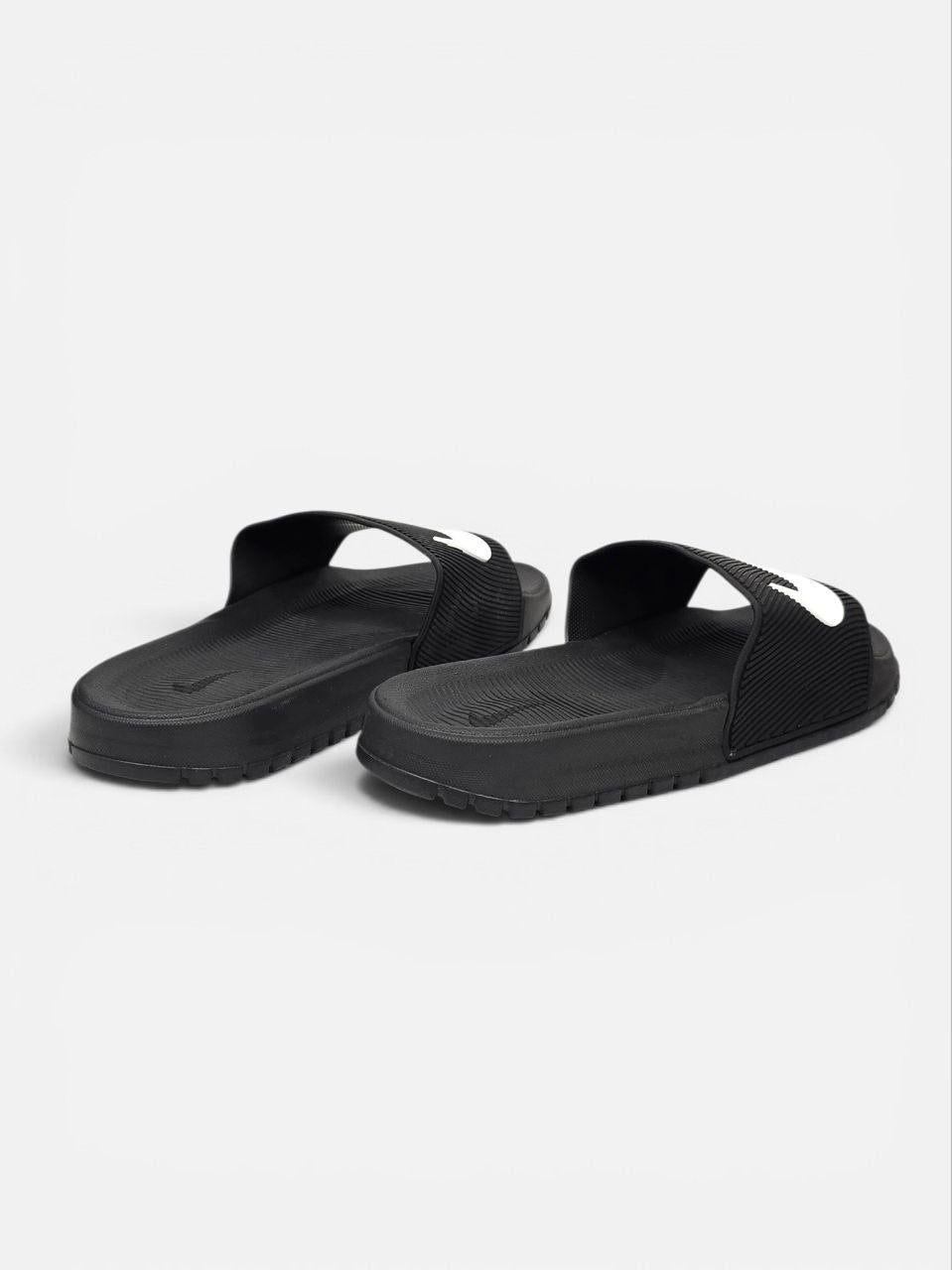 Nike Kawa Slide Black White
