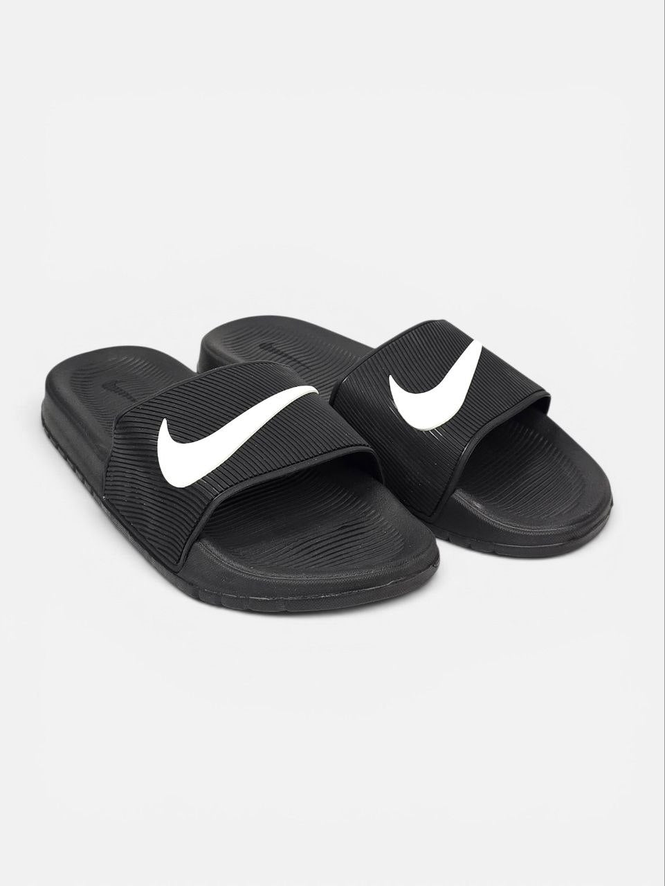 Nike Kawa Slide Black White