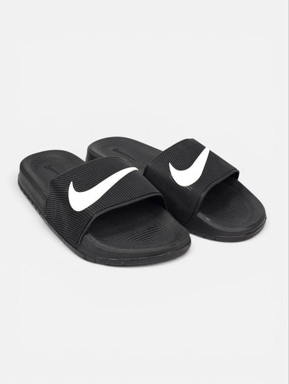Nike Kawa Slide Black White
