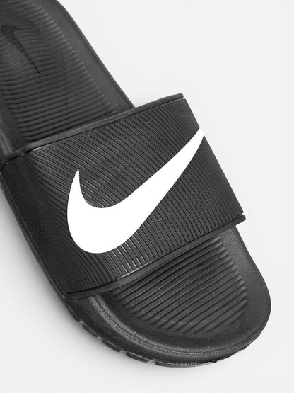 Nike Kawa Slide Black White