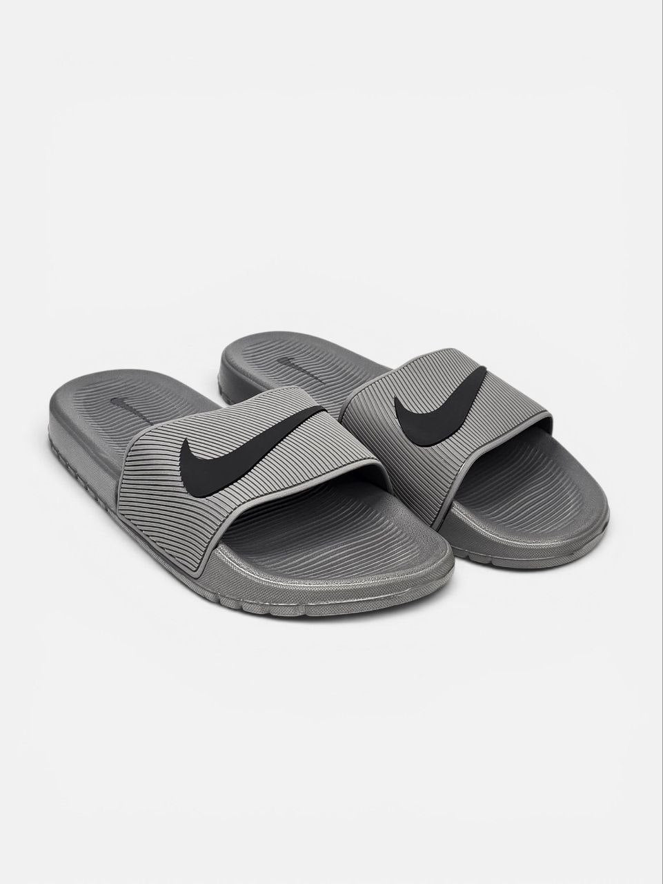 Nike Kawa Slide Grey Black