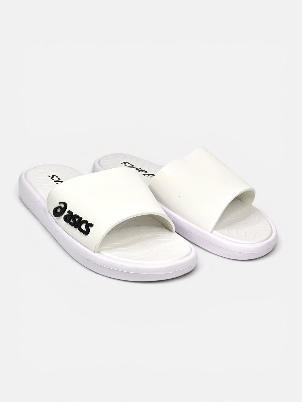 Asics Slide White Black