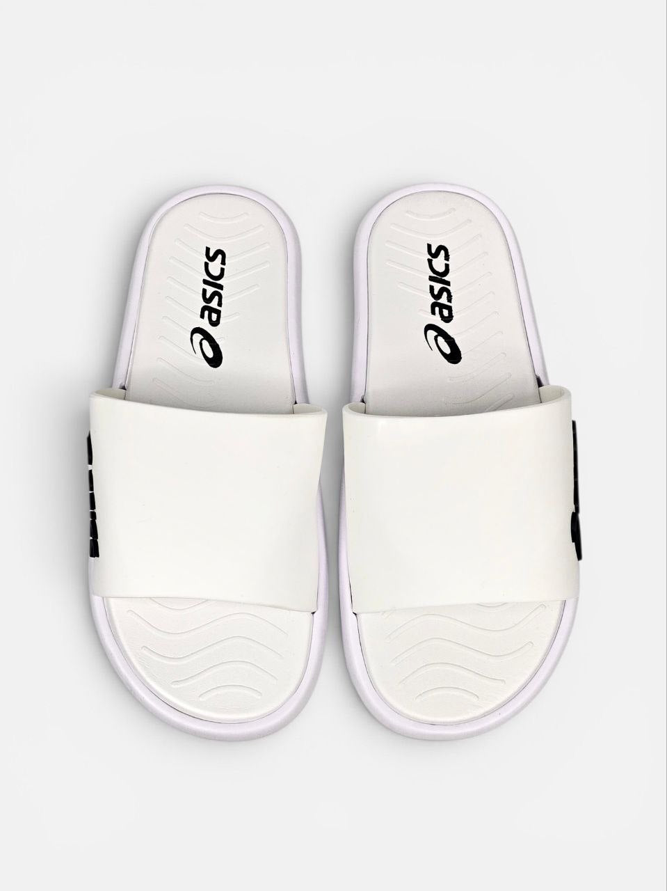 Asics Slide White Black