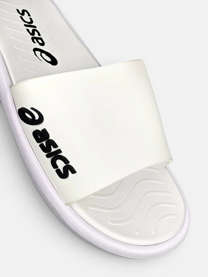 Asics Slide White Black