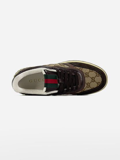 Gucci Re-Web Trainer Brown