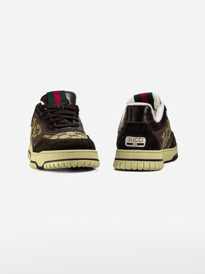 Gucci Re-Web Trainer Brown