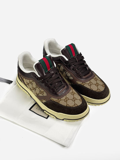 Gucci Re-Web Trainer Brown