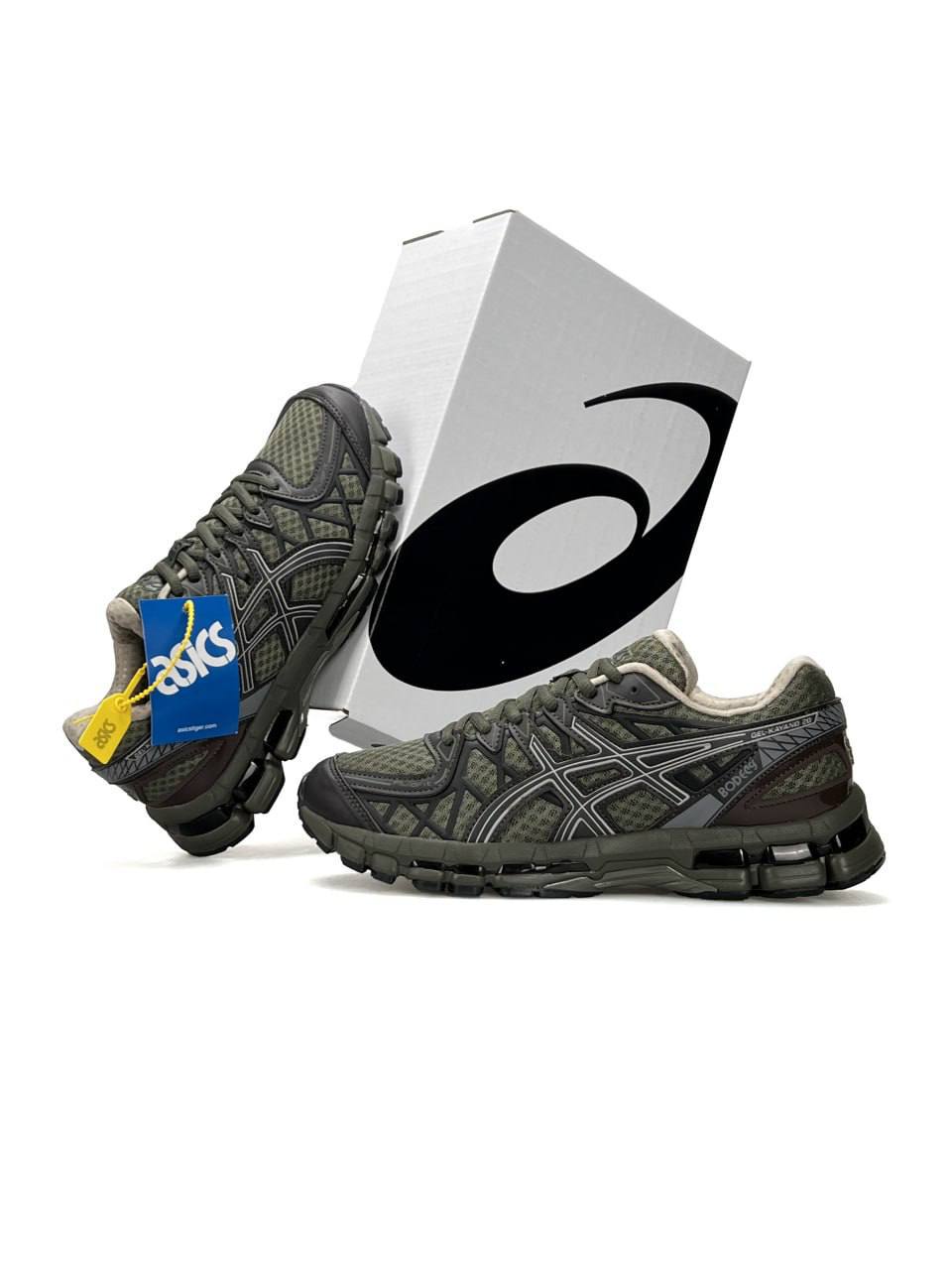 Asics Gel-Kayano 20 Obsidian Green Moss Brown