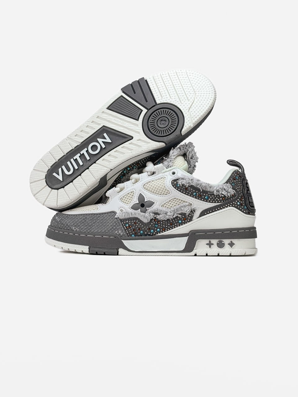 Louis Vuitton Skate White Swarovski Crystals