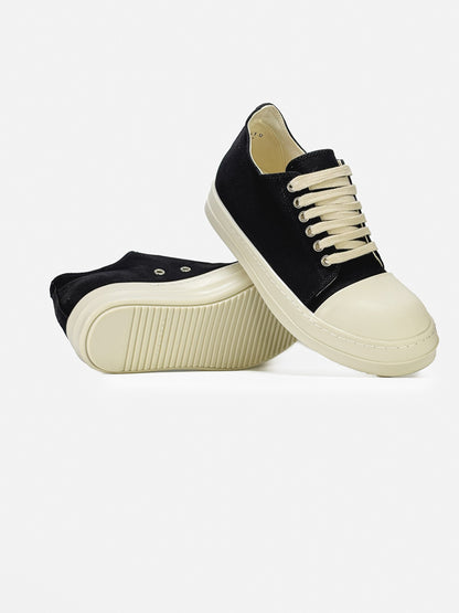 Rick Owens DRKSHDW Ramones Low Black Beige