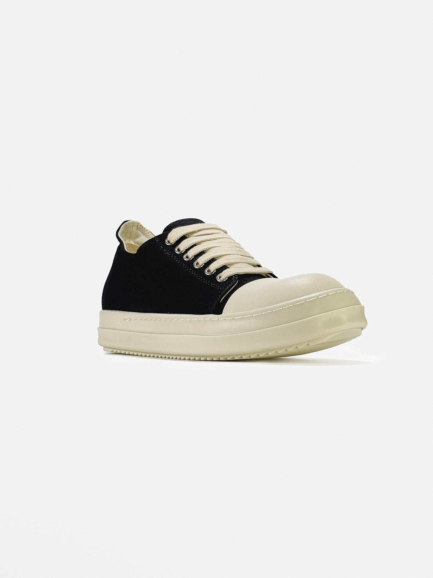 Rick Owens DRKSHDW Ramones Low Black Beige